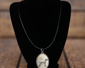 Dalmatian, dog necklace, medallion, limited edition, extraordinary gift, ArtDog
