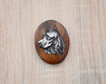 English Springer Spaniel, dog show ring clip/number holder, limited edition, ArtDog