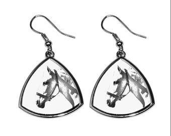 Spanish Norman, collection of earrings with images of purebred horses, unique gift. Collection!