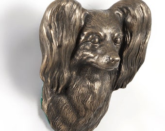 Papillon, dog hanging statue, limited edition, ArtDog