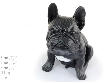 French Bulldog, color, dog sitting statue, limited edition, ArtDog