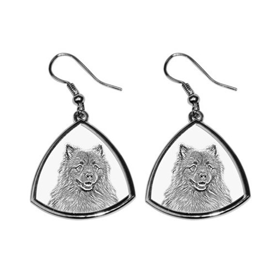Keeshond New Collection Of Earrings With Images Of Purebred Etsy