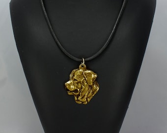 Tosa Inu, millesimal fineness 999, dog necklace, limited edition, ArtDog
