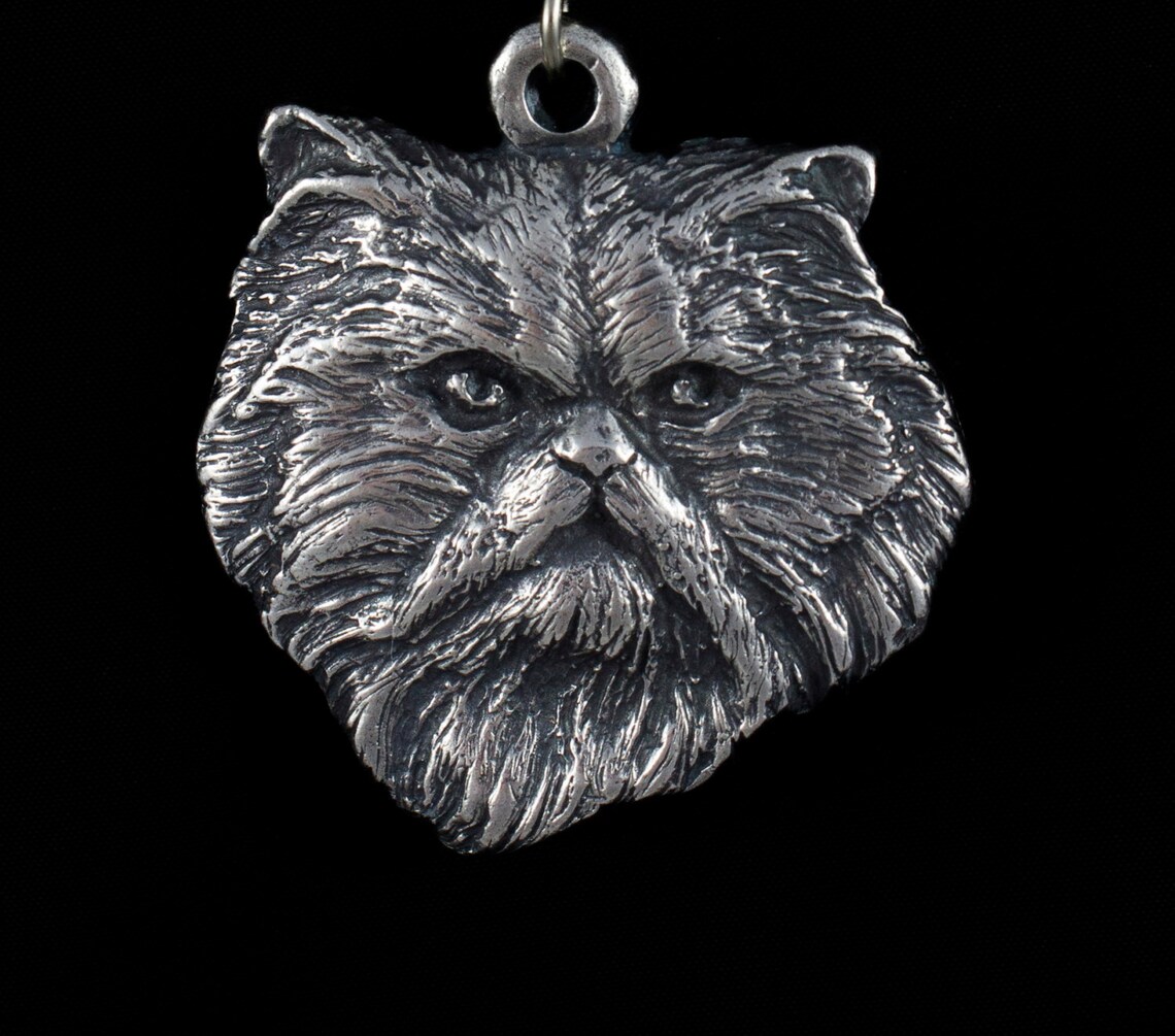 NEW Persian Cat Cat Necklace Silver Chain 925 Limited Etsy
