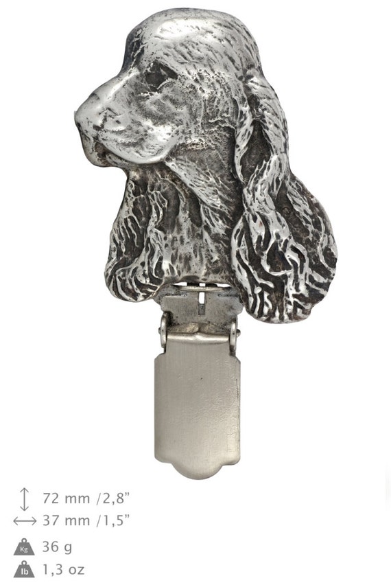 Dog clipring Limited Edition Dachshund Ring Clip//Number Holder ArtDog