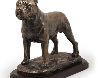 Cane Corso, exclusive dog woodenbase statue, limited edition, ArtDog