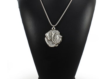 NEW, Filia Brasileiro, dog necklace, silver cord 925, limited edition, ArtDog