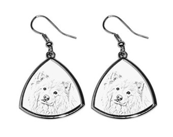 Finnish Lapphund - NEW collection of earrings with images of purebred dogs, unique gift