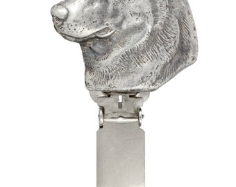 Syberian Husky, dog clipring, dog show ring clip/number holder, limited edition, ArtDog