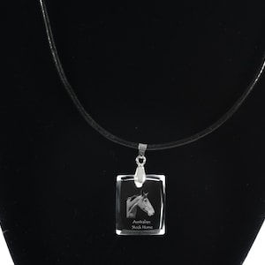 Australian Stock Horse,  Horse Crystal Necklace, Pendant, High Quality, Exceptional Gift, Collection!