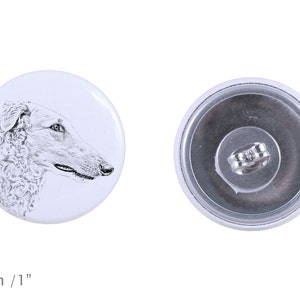 Earrings with a dog - Borzoi, Russian Wolfhound