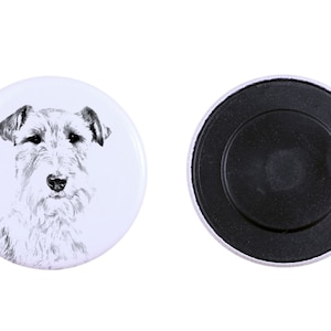 Magnet mit einem Hund -Fox Terrier