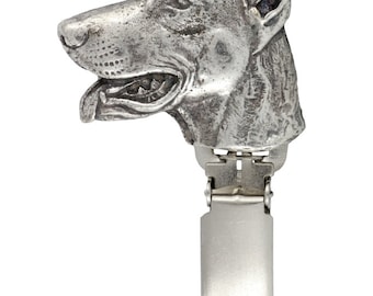 Dobermann, dog clipring, dog show ring clip/number holder, limited edition, ArtDog