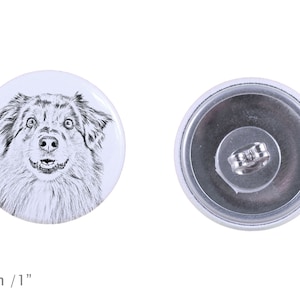 Earrings with a dog - Australian Shepherd