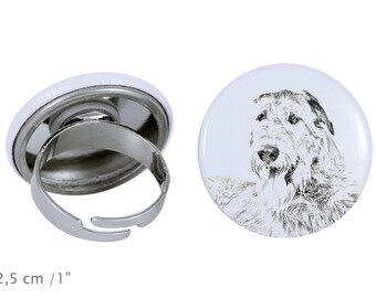 Ring with a dog - Irish Wolfhound