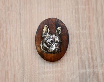 Boston Terrier, dog show ring clip/number holder, limited edition, ArtDog