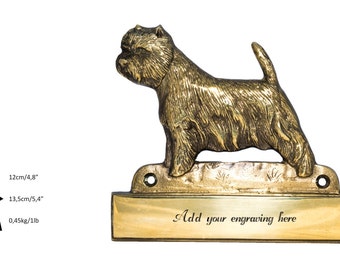 West Highland Terrier, dog plaque, can be engraved, limited edition, ArtDog