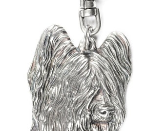 NEW, Briard, dog keyring, key holder, limited edition, ArtDog . Dog keyring for dog lovers