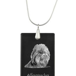 Affenpinscher,  Dog Crystal Pendant, SIlver Necklace 925, High Quality, Exceptional Gift, Collection!