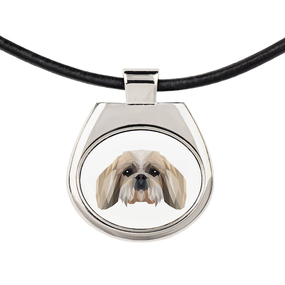Photojewelry Bracelet and necklace Handmade. Jewelry with box for people who love dogs Shih Tzu