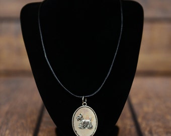 Scottish Terrier, dog necklace, medallion, limited edition, extraordinary gift, ArtDog