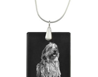 Bergamasco Shepherd,  Dog Crystal Pendant, SIlver Necklace 925, High Quality, Exceptional Gift, Collection!