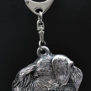 Cesky Terrier, dog keyring, keychain, limited edition, ArtDog . Dog keyring for dog lovers