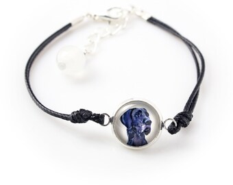 Great Dane. Bracelet for people who love dogs. Photojewelry. Handmade.