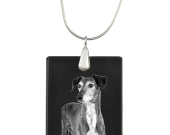 Sloughi,  Dog Crystal Pendant, SIlver Necklace 925, High Quality, Exceptional Gift, Collection!