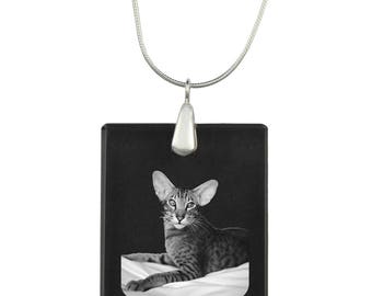 Oriental cat,  cat Crystal Pendant, SIlver Necklace 925, High Quality, Exceptional Gift, Collection!