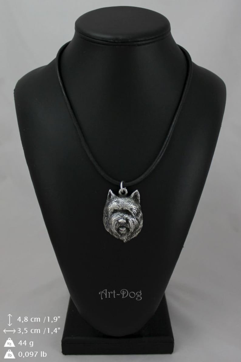 NEW Cairn Terrier front Dog Keyring and Necklace in Etsy