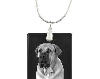 Boerboel,  Dog Crystal Pendant, SIlver Necklace 925, High Quality, Exceptional Gift, Collection!