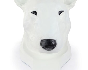 Bull Terrier, color, dog big head statue, limited edition, ArtDog