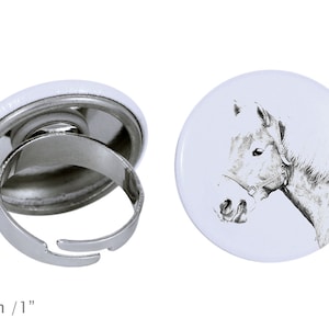 Ring with a horse - Haflinger