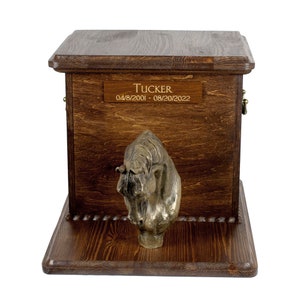 Grote urn Arabisch paard voor paardenas, Aanpasbare urn, Urn voor paard met standbeeld, Paardengedenkteken met beeldhouwwerk