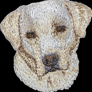 Cobrador de Labrador - Bordado con una imagen de un perro de raza.
