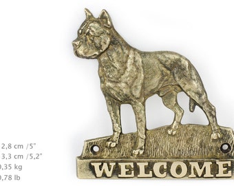 American Staffordshire Terrier, dog welcome, hanging decoration, limited edition, ArtDog