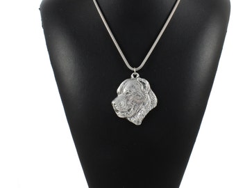 NEW, Central Asian Shepherd Dog, dog necklace, silver chain 925, limited edition, ArtDog