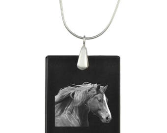 Freiberger,  Horse Crystal Pendant, SIlver Necklace 925, High Quality, Exceptional Gift, Collection!