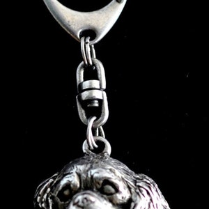 Cavalier, dog keyring, keychain, limited edition, ArtDog . Dog keyring for dog lovers