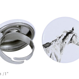 Anillo con un caballo - Purasangre