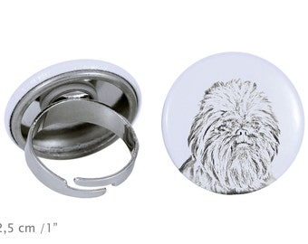 Ring with a dog- Affenpinscher