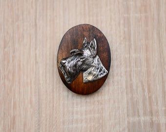 Scottish Terrier, dog show ring clip/number holder, limited edition, ArtDog