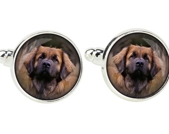 Leoneberger. Cufflinks for dog lovers. Photo jewellery. Men's jewellery. Handmade