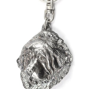 NEW, Tibetan Mastiff, dog keyring, key holder, limited edition, ArtDog . Dog keyring for dog lovers