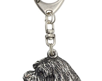 Otterhound, dog keyring, keychain, limited edition, ArtDog . Dog keyring for dog lovers