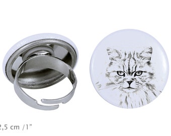 Ring with a cat -British longhair