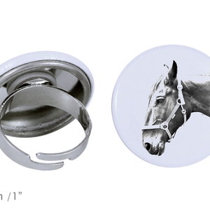 Ring with a horse - Hanoverian