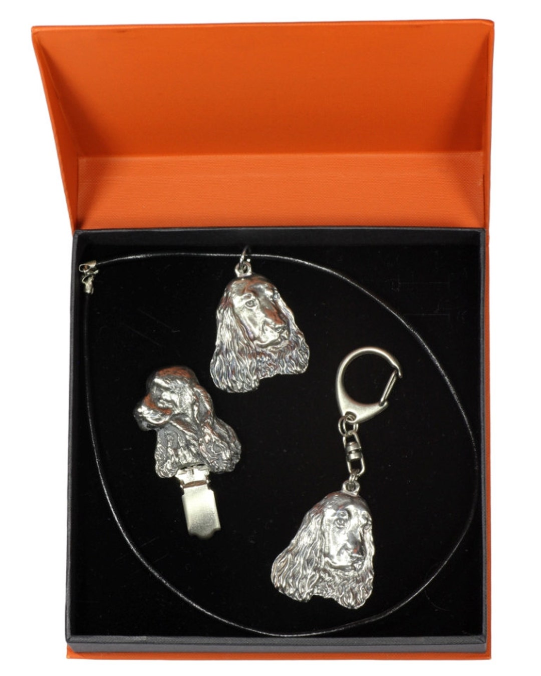 Doodle Cavalier Roi Charles Spaniel Tête De Chien | Vecteur Premium