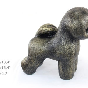 Bichon, dog natural size statue, limited edition, ArtDog